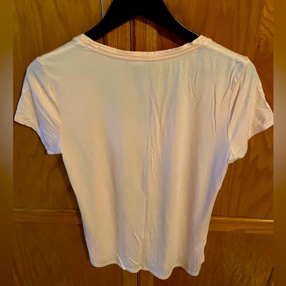 White House Black Market Scoop Neck Tee, Size Medium - Picture 2 of 3
